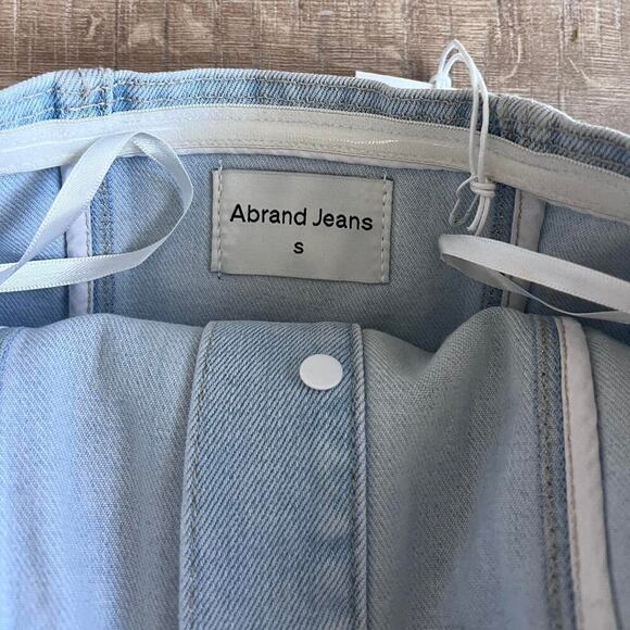 Abrand Jeans denim corset top Size S - Picture 2 of 3